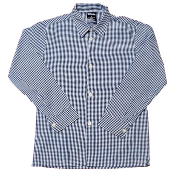 IZOD Boy's Long Sleeve Button Down Shirt Size 7 - Picture 1 of 6
